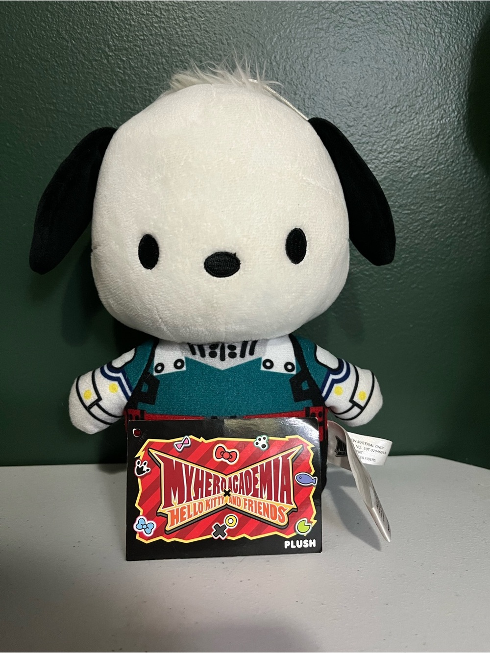 Hello Kitty X my hero academia collab pochacco deku plush - Picture 3 of 4